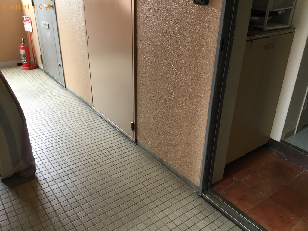 マットレス付きセミダブルベッドの回収・処分ご依頼　お客様の声